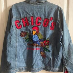 Blue chicos denim jacket with